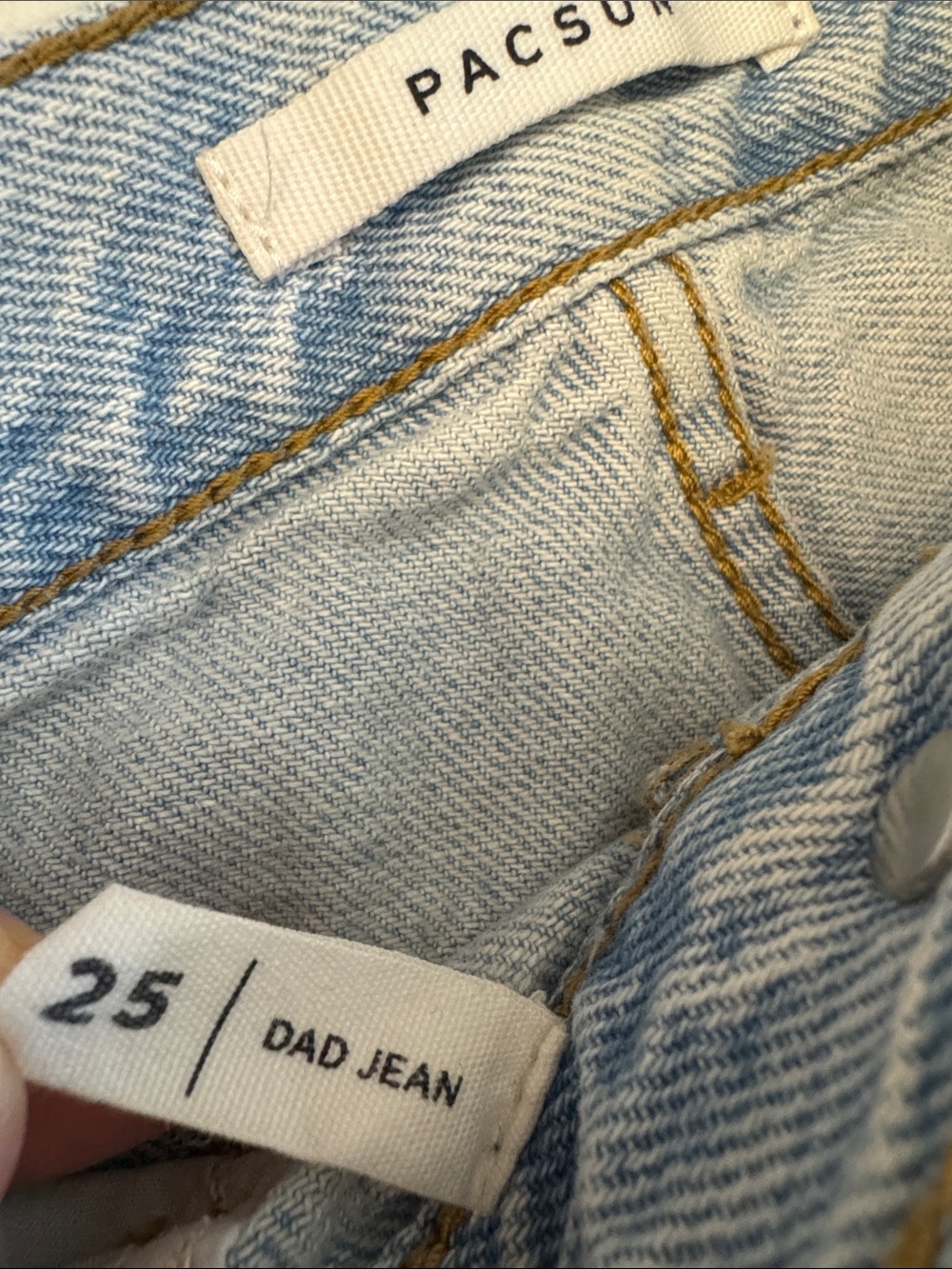 PacSun Light Blue Button-Fly Jeans
